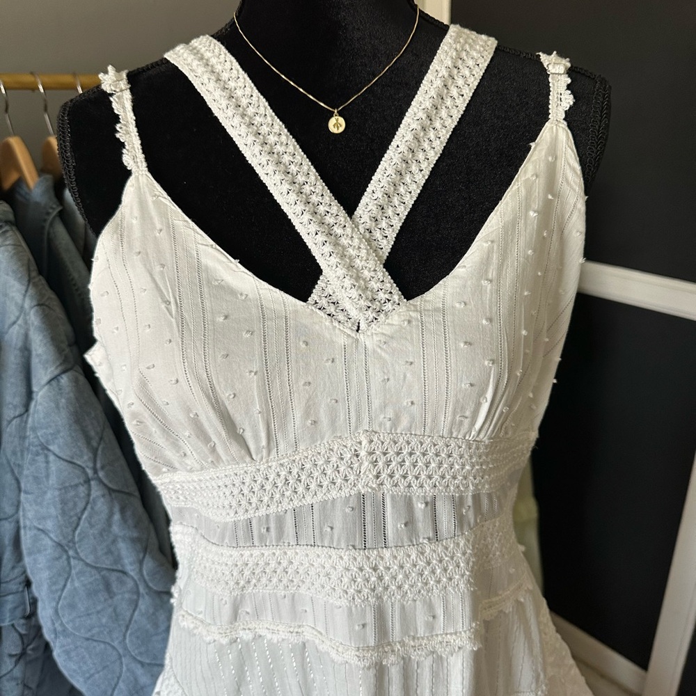 LOST INK Textured Sleeveless Dress